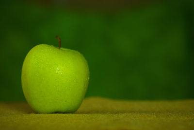 Close-up of wet apple