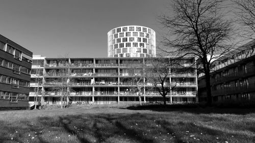Low angle view of building against sky