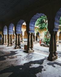 Corridor of historic building