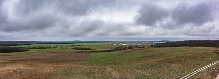 Panoramic view of landscape against sky