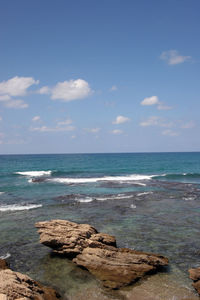 National park caesarea on coast of mediterranean sea in israel