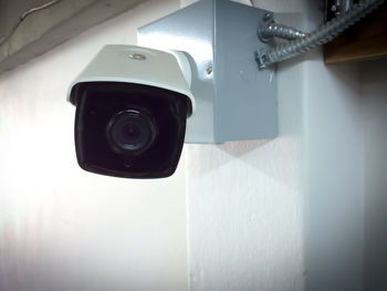 Close-up of camera
