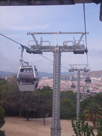 View of town against sky