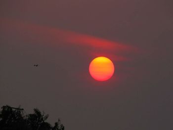 Scenic view of sunset