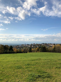 Scenic view of landscape against sky