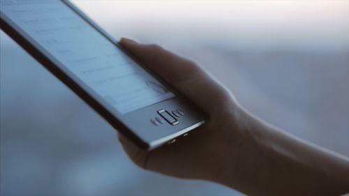 Woman hand using mobile phone