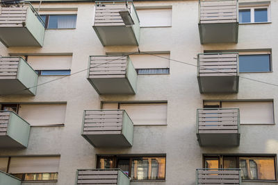 Low angle view of residential building