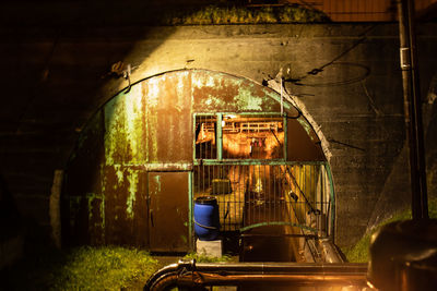 View of abandoned building