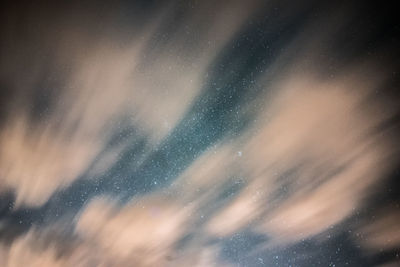 Full frame shot of sky at night