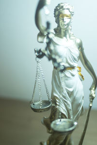 Close-up of lady justice