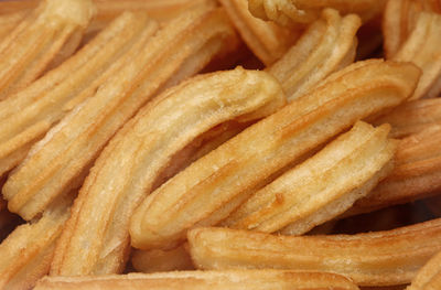 Full frame shot of french fries