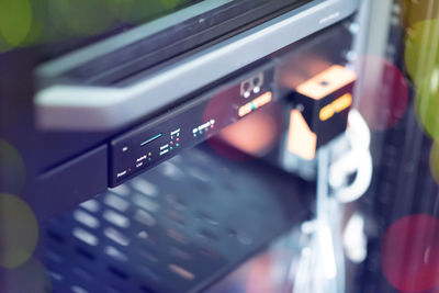 Close-up of computer keyboard