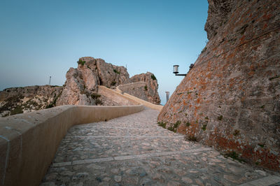 Architectural details at the island of san nicola