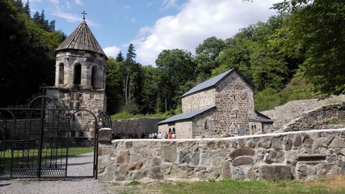 View of temple against sky