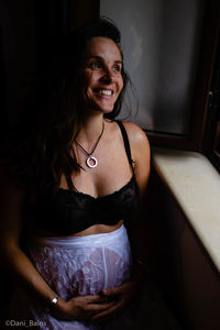 Portrait of a smiling young woman