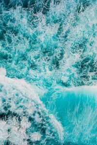 High angle view of swimming pool in sea