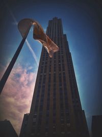 Low angle view of building against sky