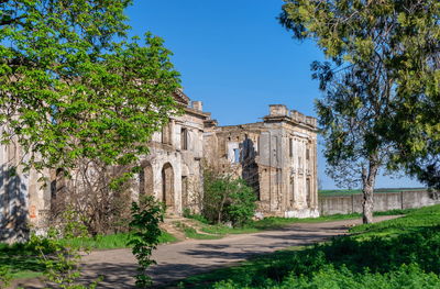 Abandoned dubiecki manor or wolf man pankejeff manor in vasylievka village, odessa region, ukraine