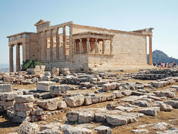 Long shot of the acropolis