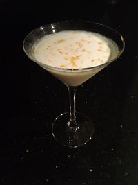 Close-up of fruit over black background