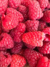 Full frame shot of strawberries