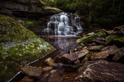 Waterfall in forest