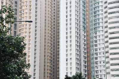 Low angle view of buildings in city