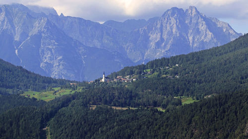 Tyrol, mountain village mösern west of innsbruck