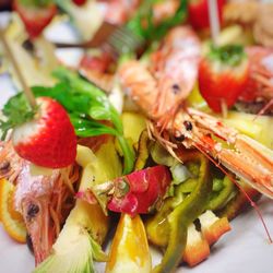 Close-up of salad in plate