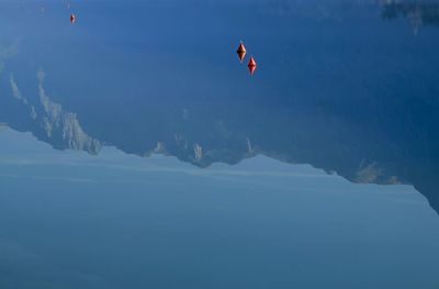 Scenic view of snowcapped mountain against sky