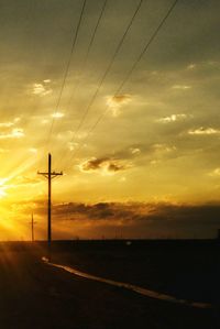 Scenic view of sunset