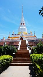 View of temple building against sky