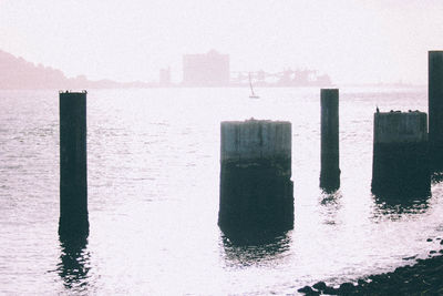 Panoramic view of built structure