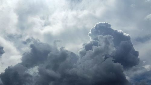 Full frame low angle view of cloudy sky