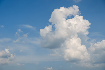 Low angle view of clouds in sky