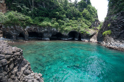 Goa sarang, cave of bat, in weh island, aceh. goa sarang is one of the most adventure rock cave.
