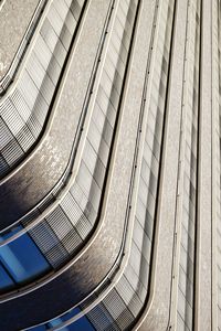 High angle view of modern office building