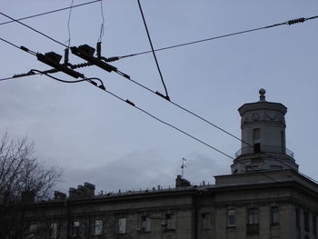 Low angle view of built structure against sky