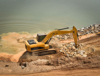 View of construction site