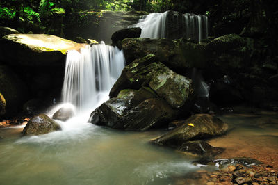 View of waterfall