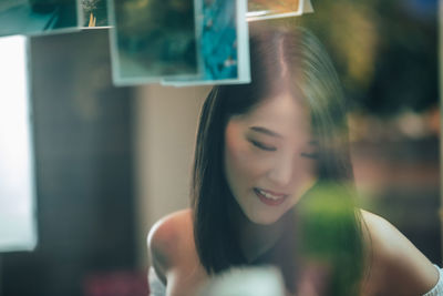 Portrait of a smiling young woman