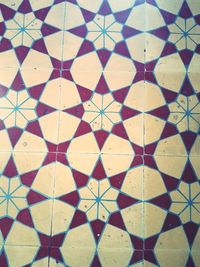 Full frame shot of tiled floor