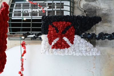 Close-up of christmas decoration during winter