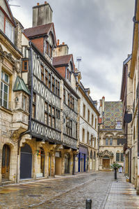 Street amidst buildings in town