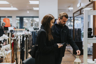 Couple in shop