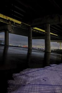 Bridge over river against sky