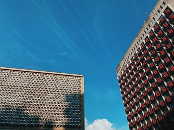 Low angle view of building against sky