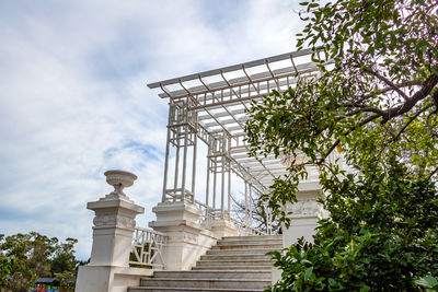 Low angle view of building against sky