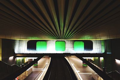 Underground subway station