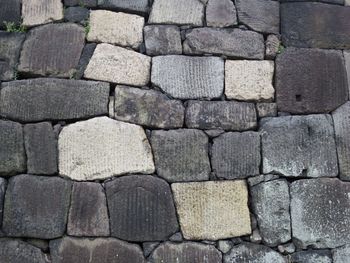 Full frame shot of stone wall